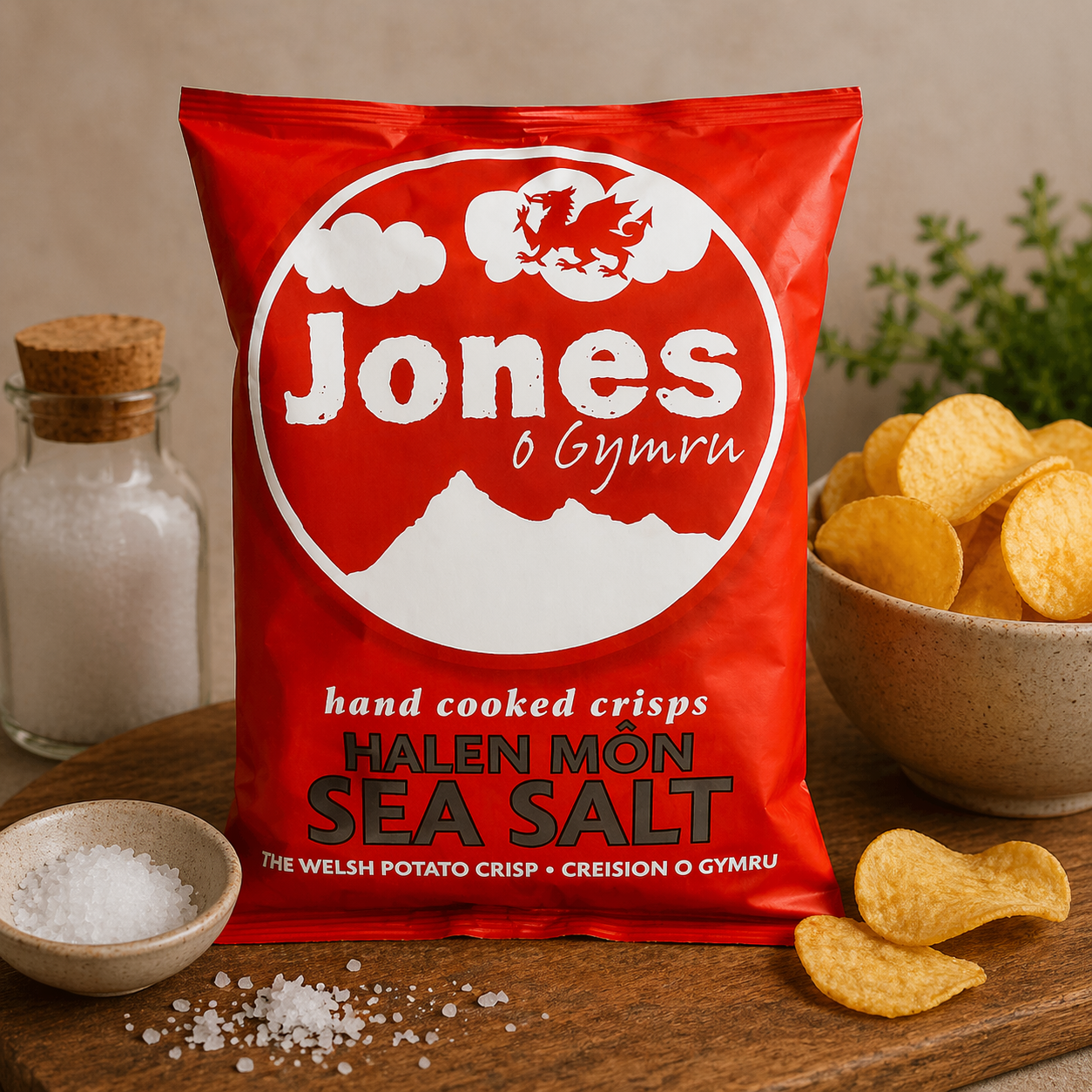 Jones Crisps – Halen Môn Sea Salt
