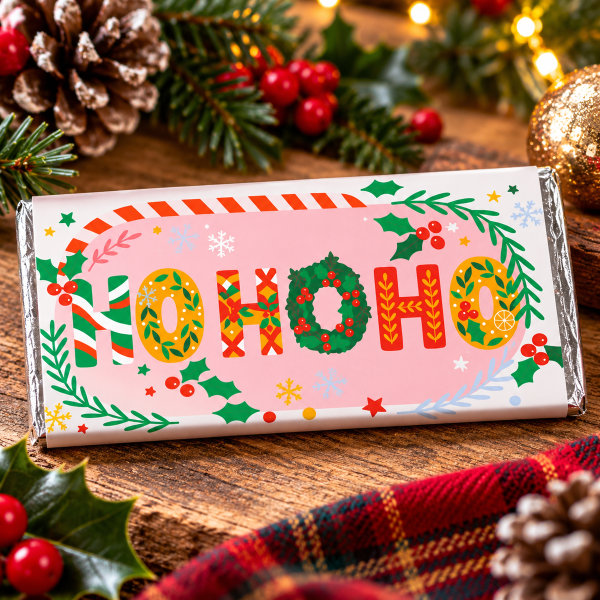 Ho Ho Ho Chocolate Bar