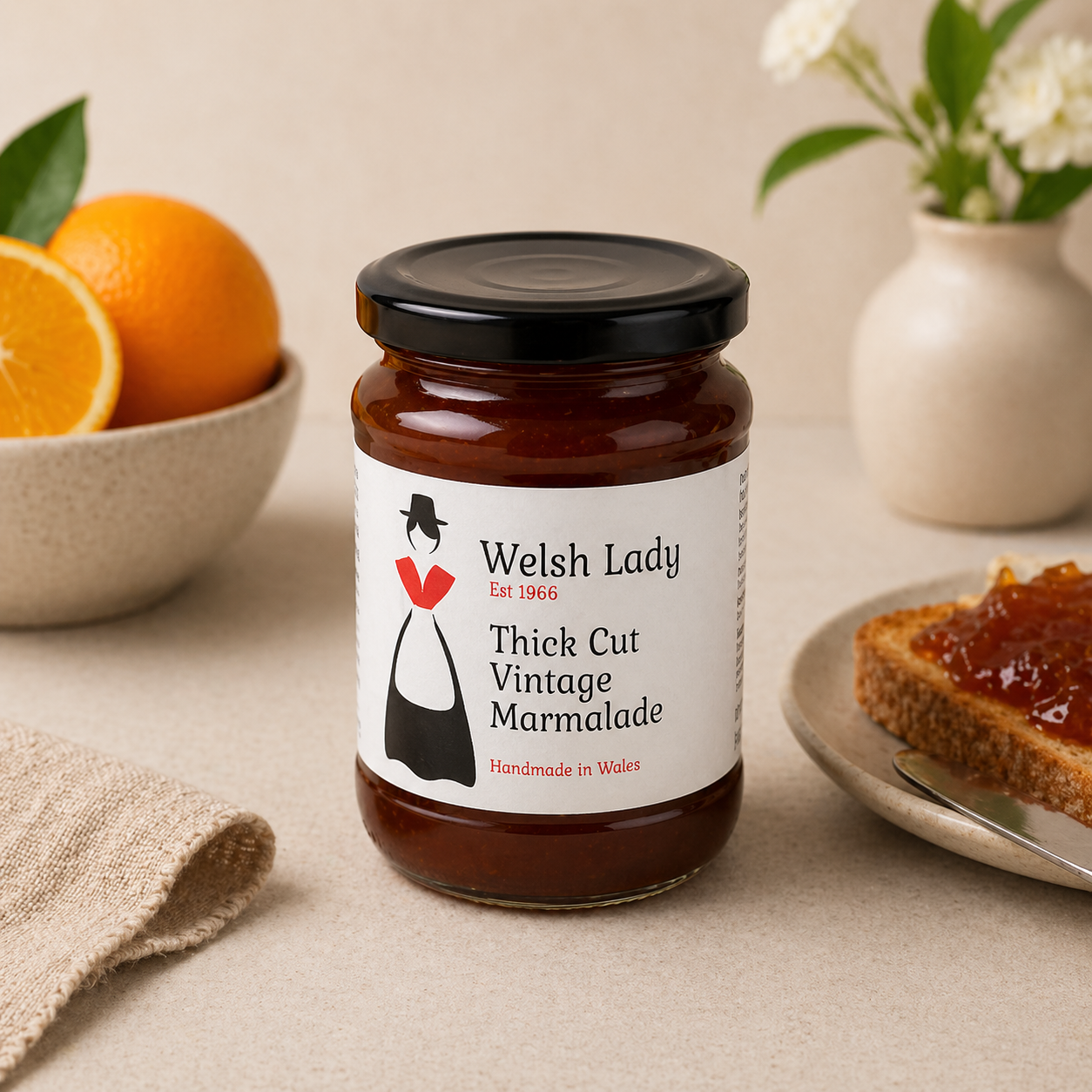Welsh Lady Thick Cut Vintage Marmalade