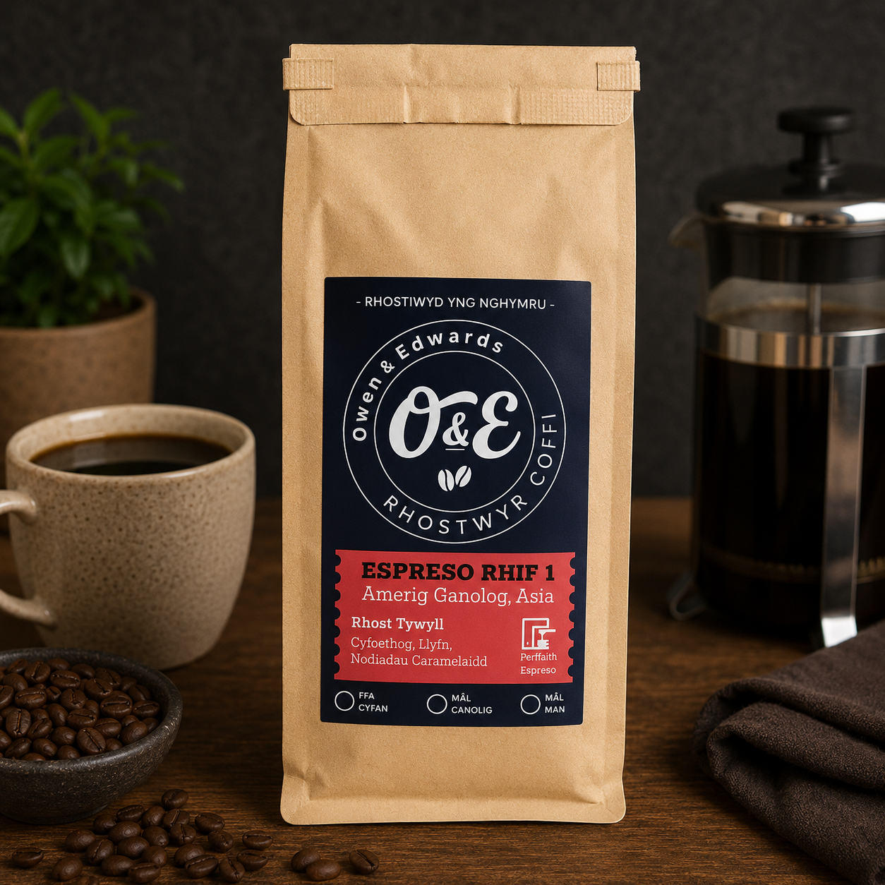 Owen and Edwards Coffee - Espresso Beans