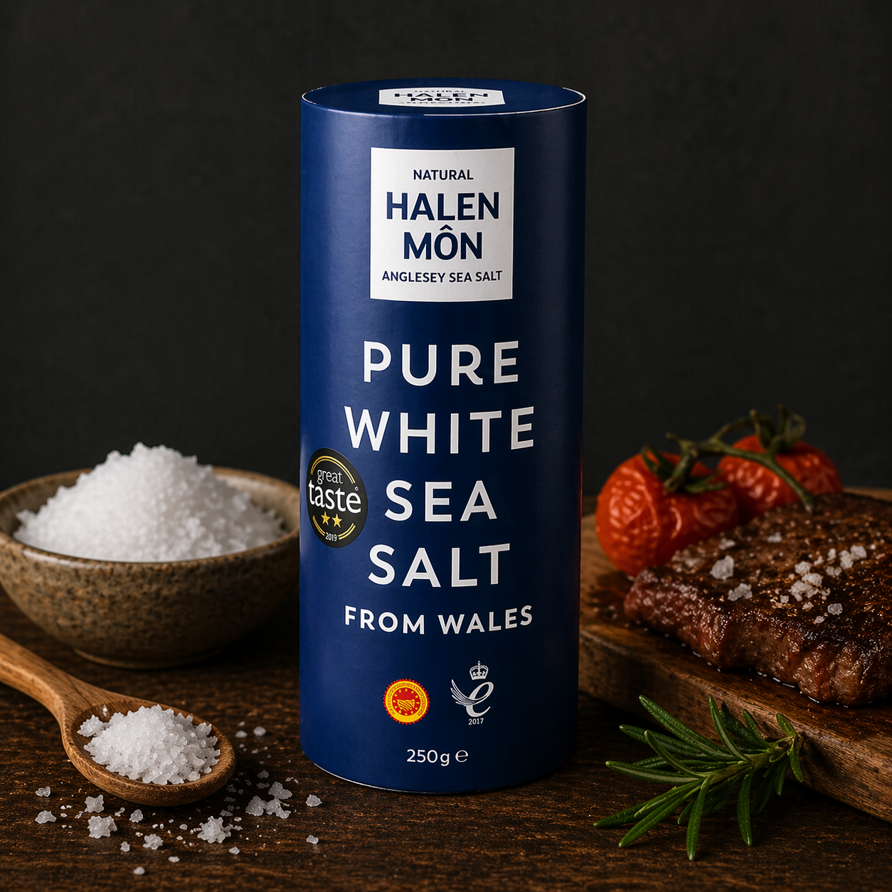 Halen Môn Pure White Sea Salt 250g