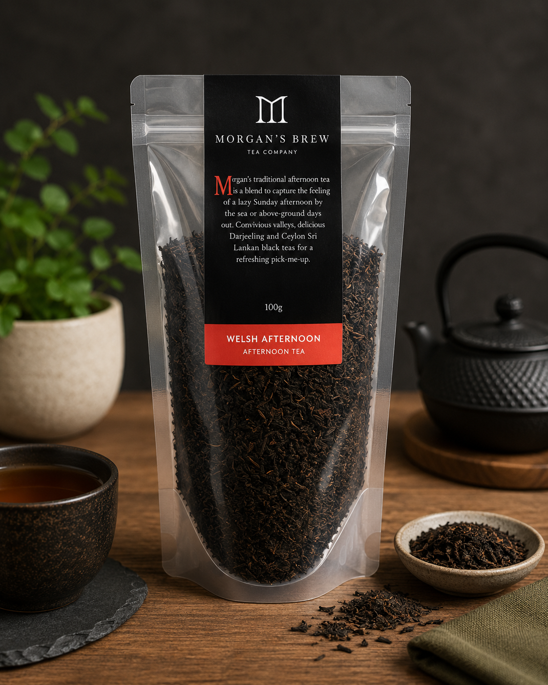 Morgan's Brew, Welsh Afternoon Tea, Loose Tea 100g (Copy)