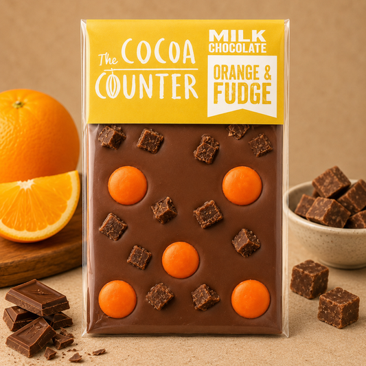 Pendragon Orange Fudge Brownie 100g Bar