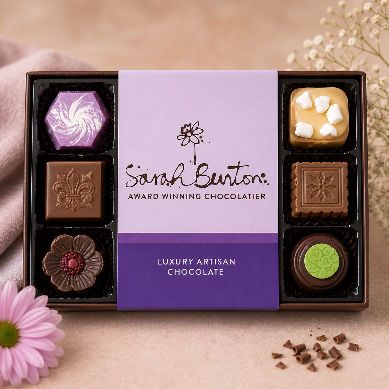 Sarah Bunton 12 Chocolate Selection 130g