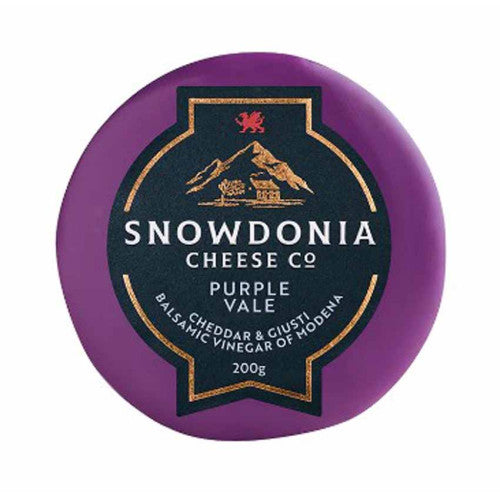 Snowdonia Purple Vale Cheese – Balsamic Onion Cheddar