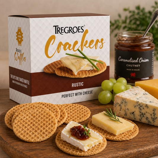 Tregroes Waffles Crackers – Rustic