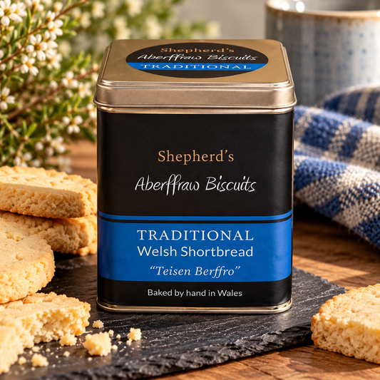 Aberffraw Biscuits – Traditional Welsh Shortbread Tin 175g
