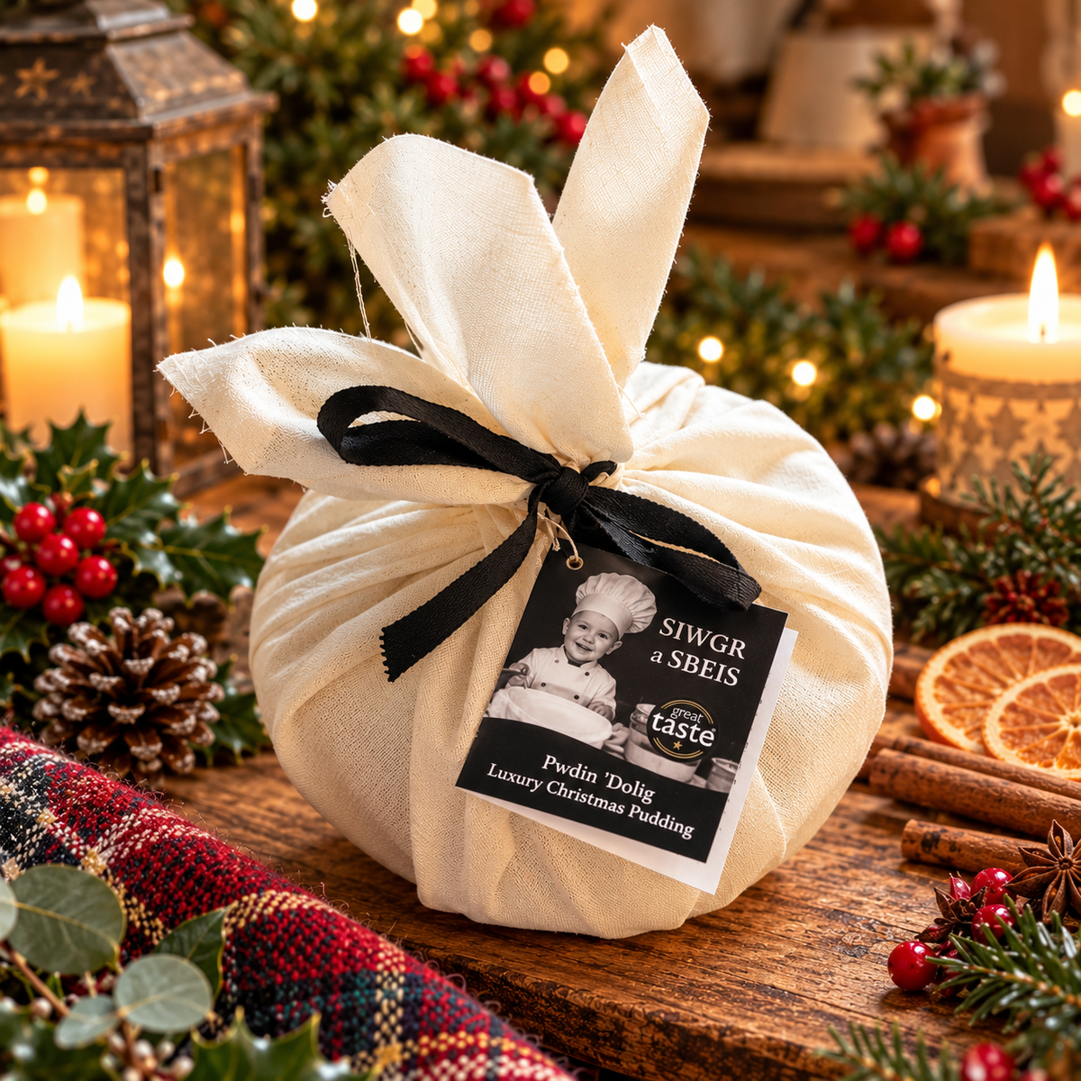 Siwgr a Sbeis Christmas Pudding 400g