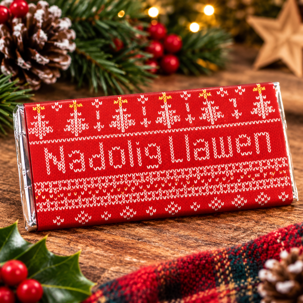 Nadolig Llawen Chocolate Bar
