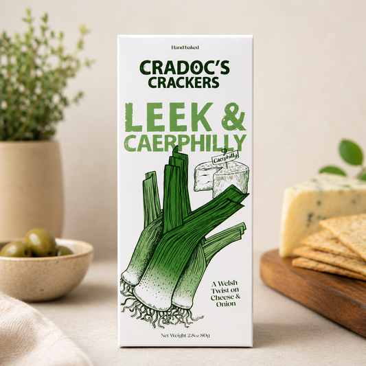 Cradocs Crackers - Leek and Caerphilly Cheese