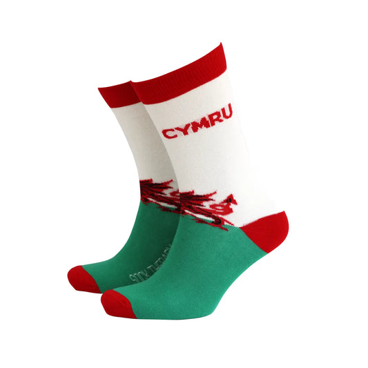 Cymru  Mens Welsh Bamboo Socks
