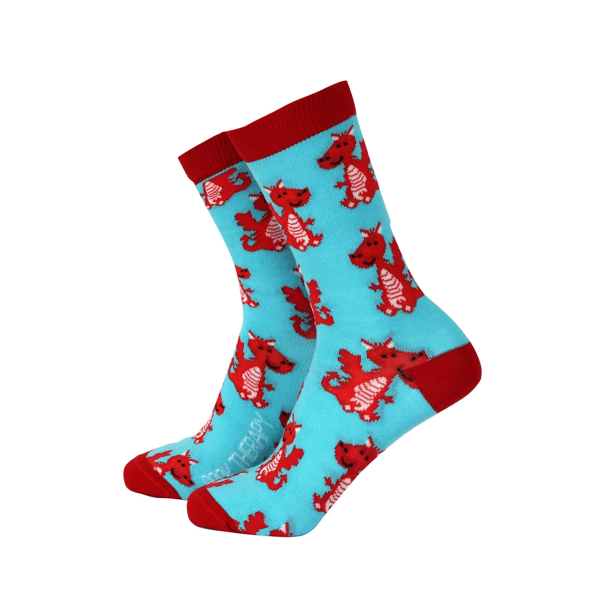Welsh Baby Dragons - Ladies Bamboo Socks