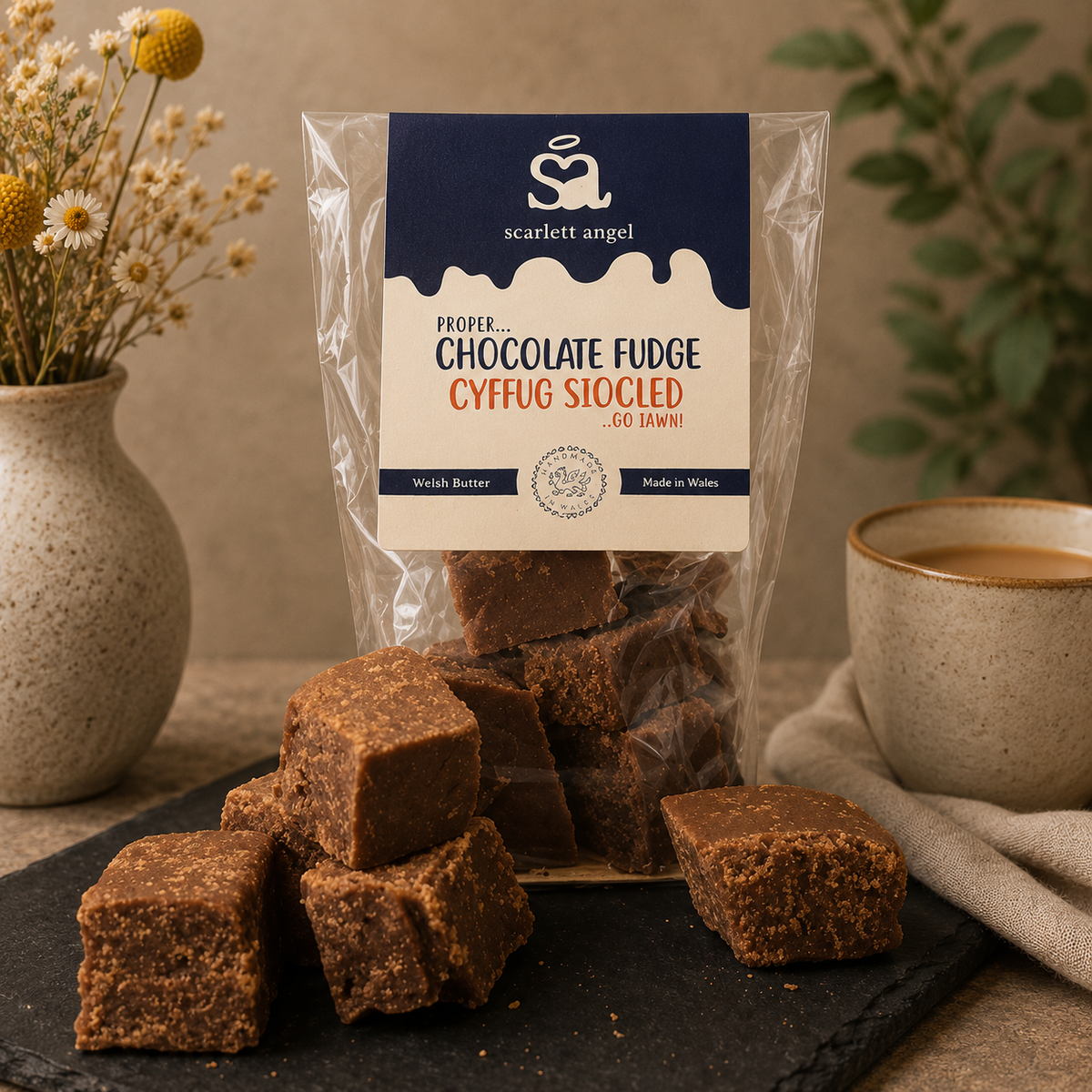 Scarlett Angel Chocolate Fudge, 100g