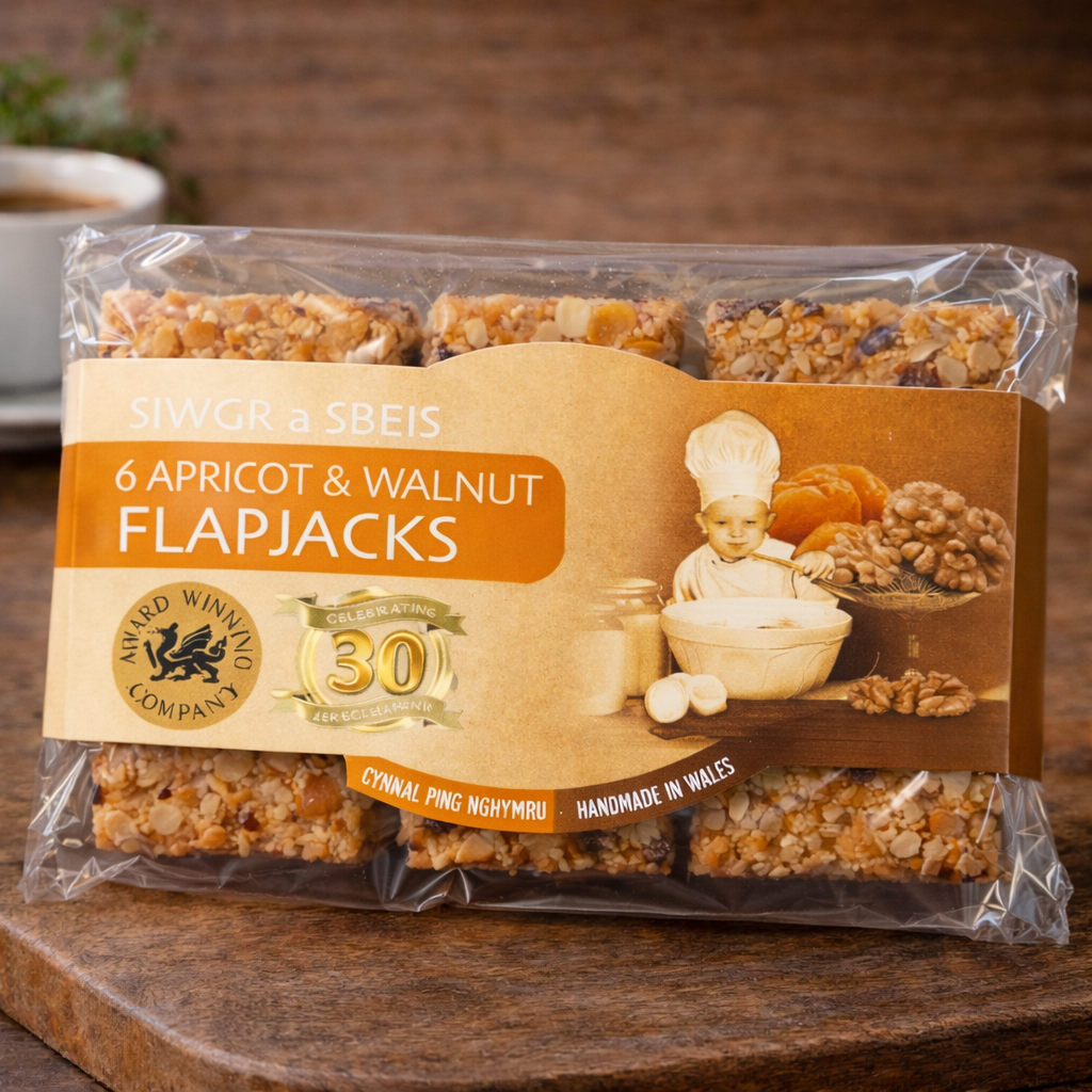 Siwgr a Sbeis  Apricot and Walnut Flapjacks
