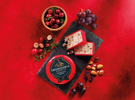 Snowdonia Bouncing Berry Cheese - Cheddar with Cranberries