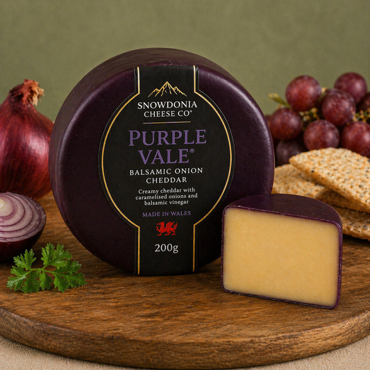 Snowdonia Purple Vale Cheese – Balsamic Onion Cheddar