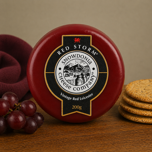 Snowdonia Red Storm Cheese – Red Leicester