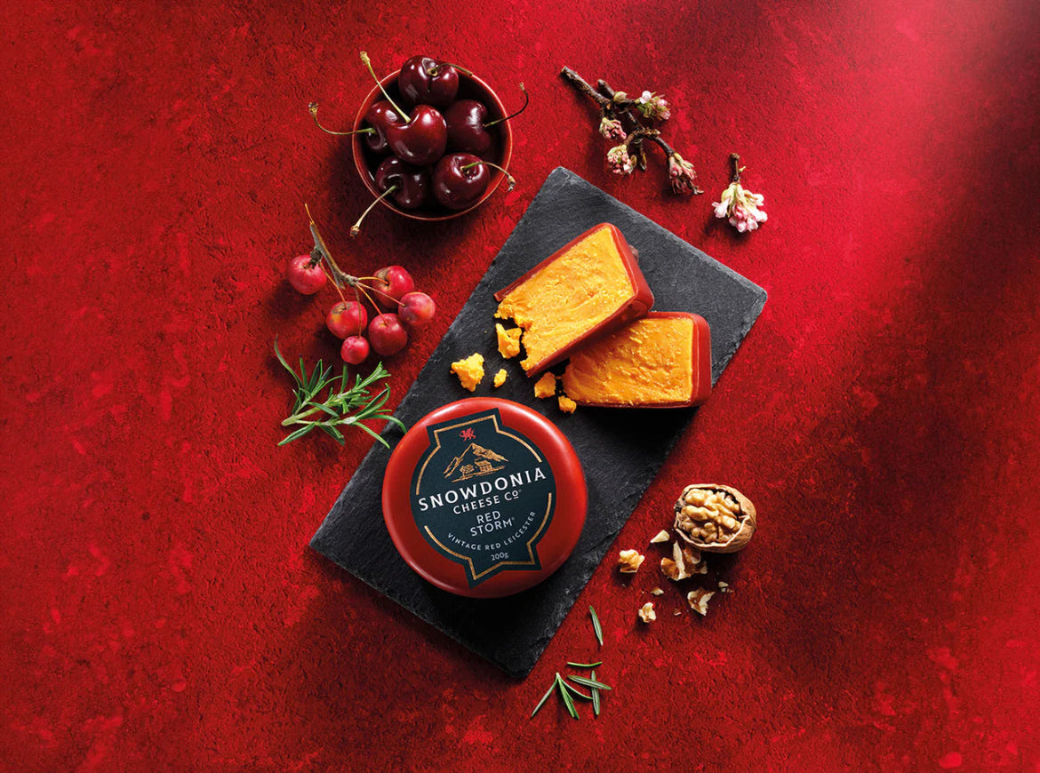 Snowdonia Red Storm Cheese – Red Leicester