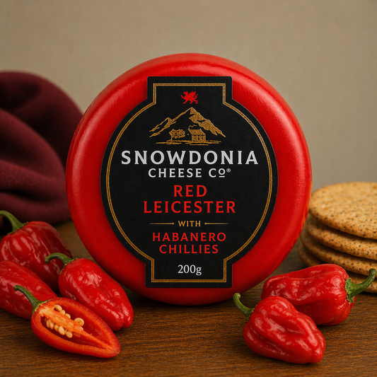 Snowdonia Red Devil Cheese – Spicy Red Leicester