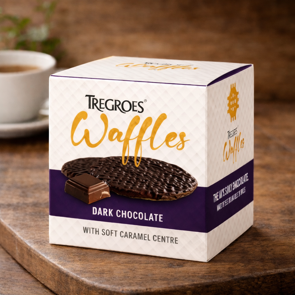 Tregroes  Dark Chocolate Waffles