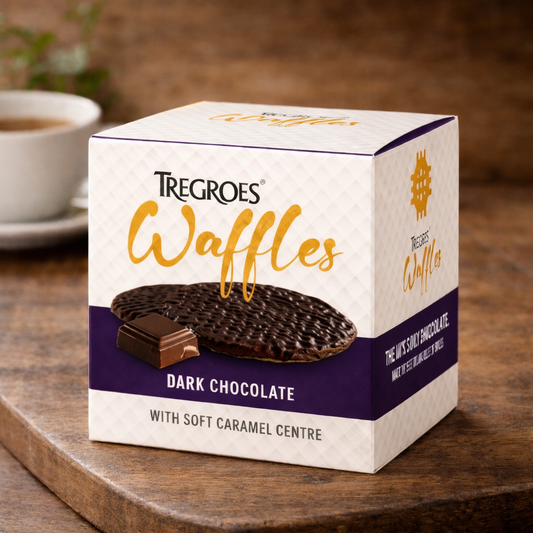 Tregroes  Dark Chocolate Waffles