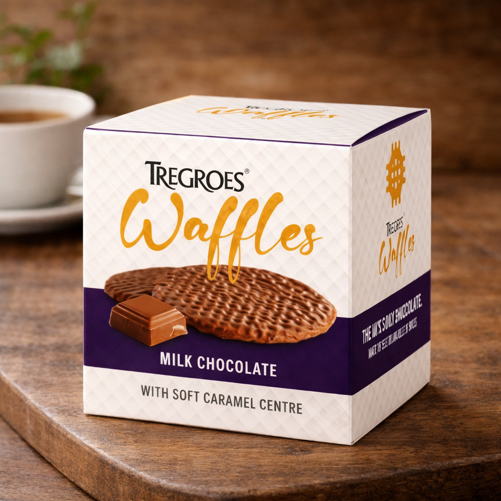 Tregroes  Milk Chocolate Waffles