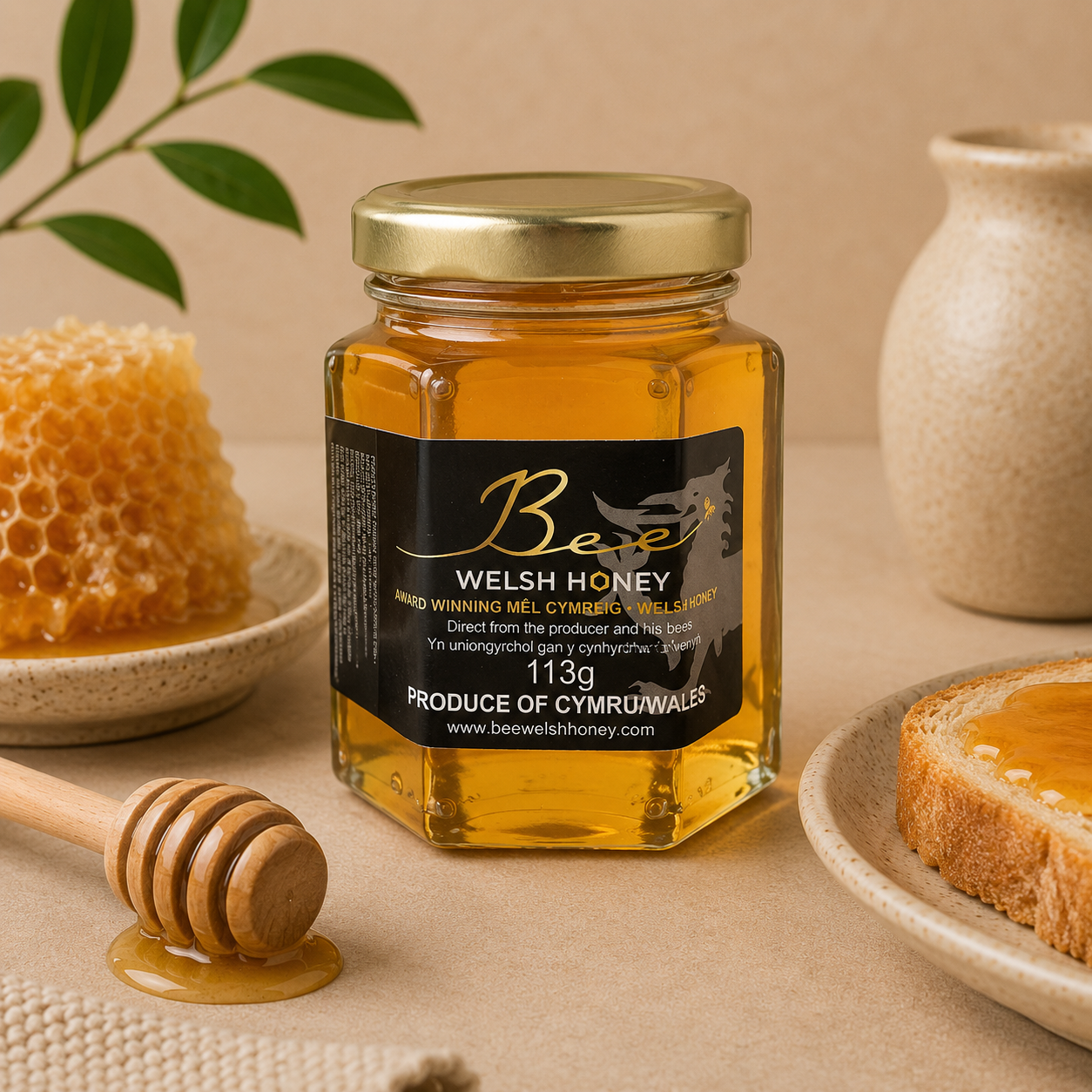 Welsh Bee Honey  Runny 113g