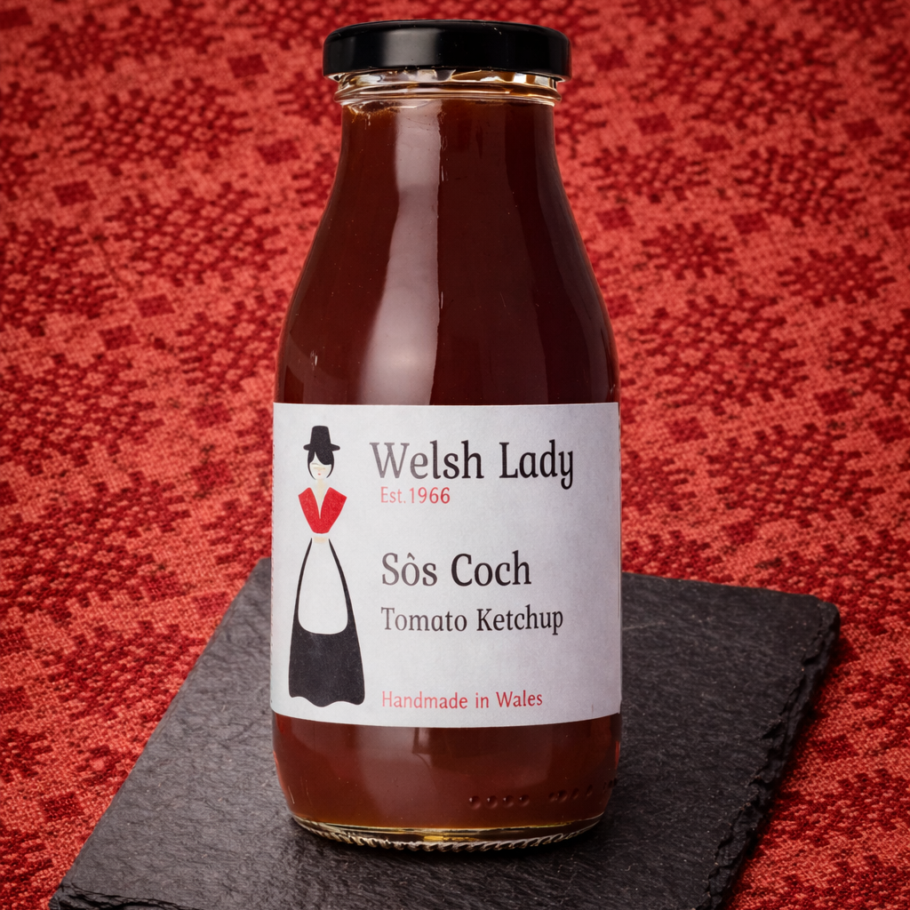 Welsh Lady Sôs Coch – Tomato Ketchup