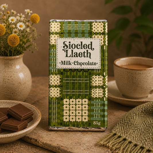 Welsh Tapestry Blanket Milk Chocolate Bar 85g